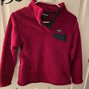 EUC Patagonia girls t snap pullover